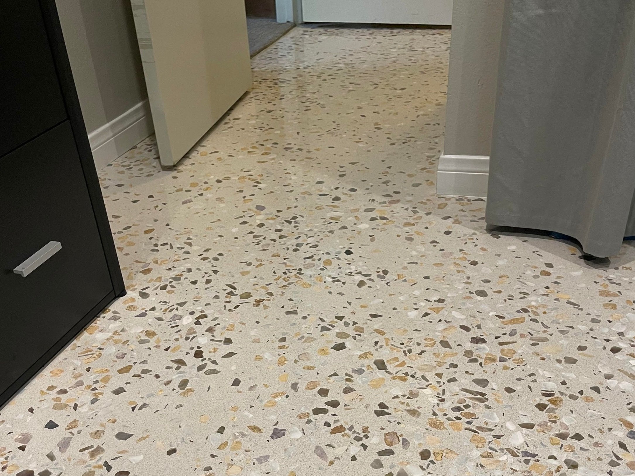 Terrazzo Zemin Kaplama Sanat Zemin Pvc Yer Kaplama